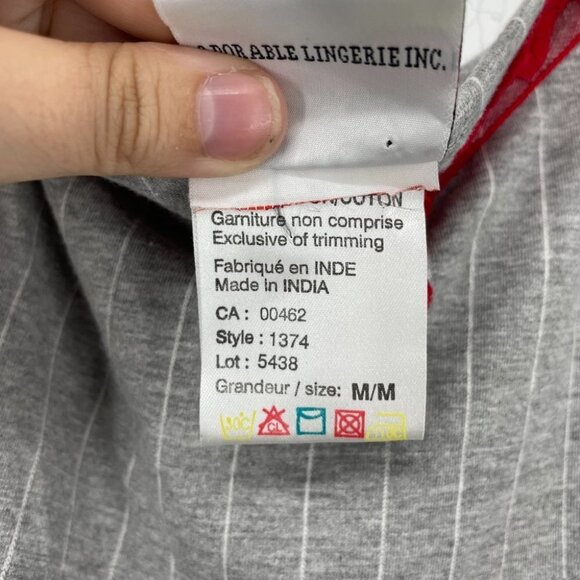 Adorable Lingerie Mickey Mouse red lace trim slip - Picture 10 of 16